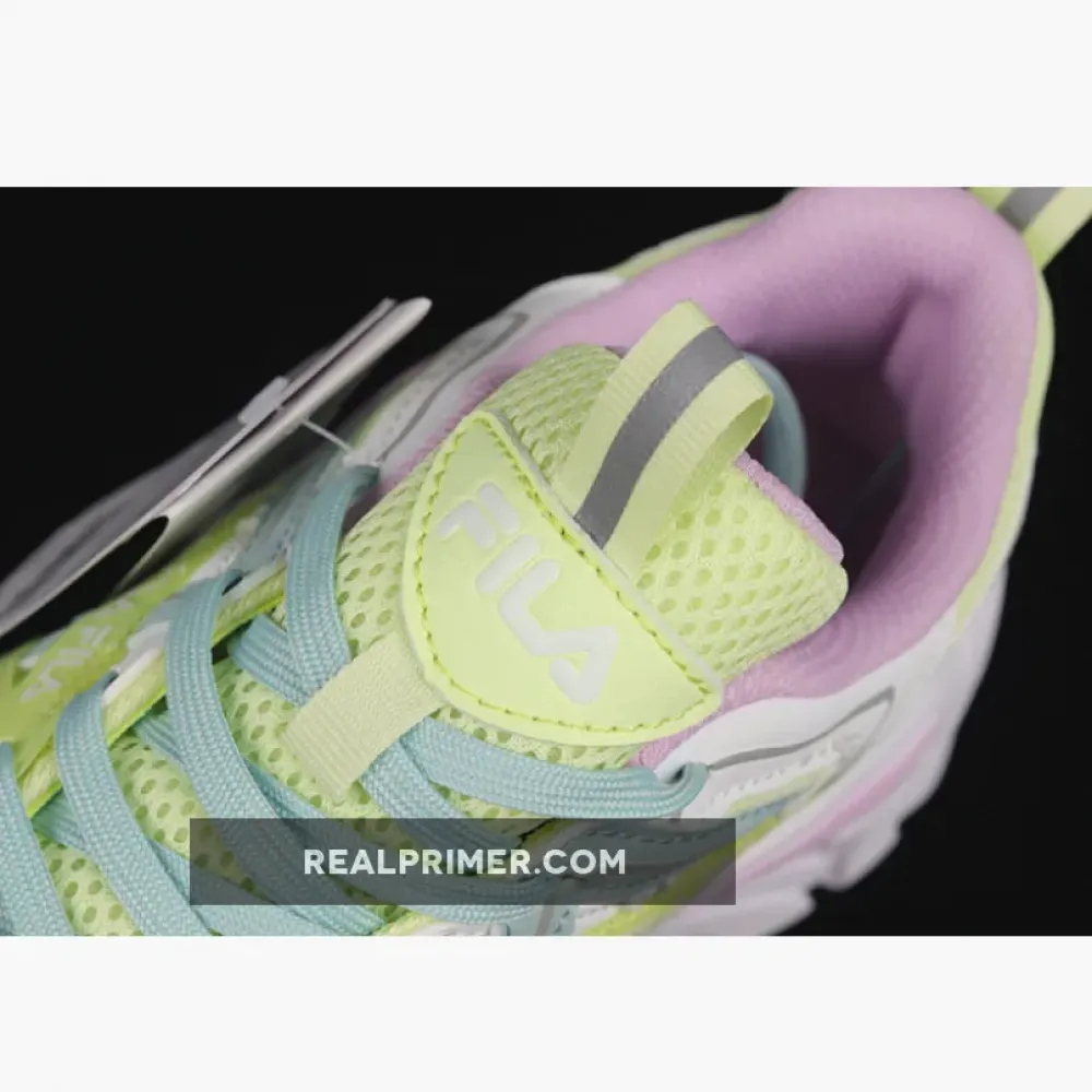 FI*LA SPORT INTERACTION WHITE/FLUORESCENT GREEN/PINK