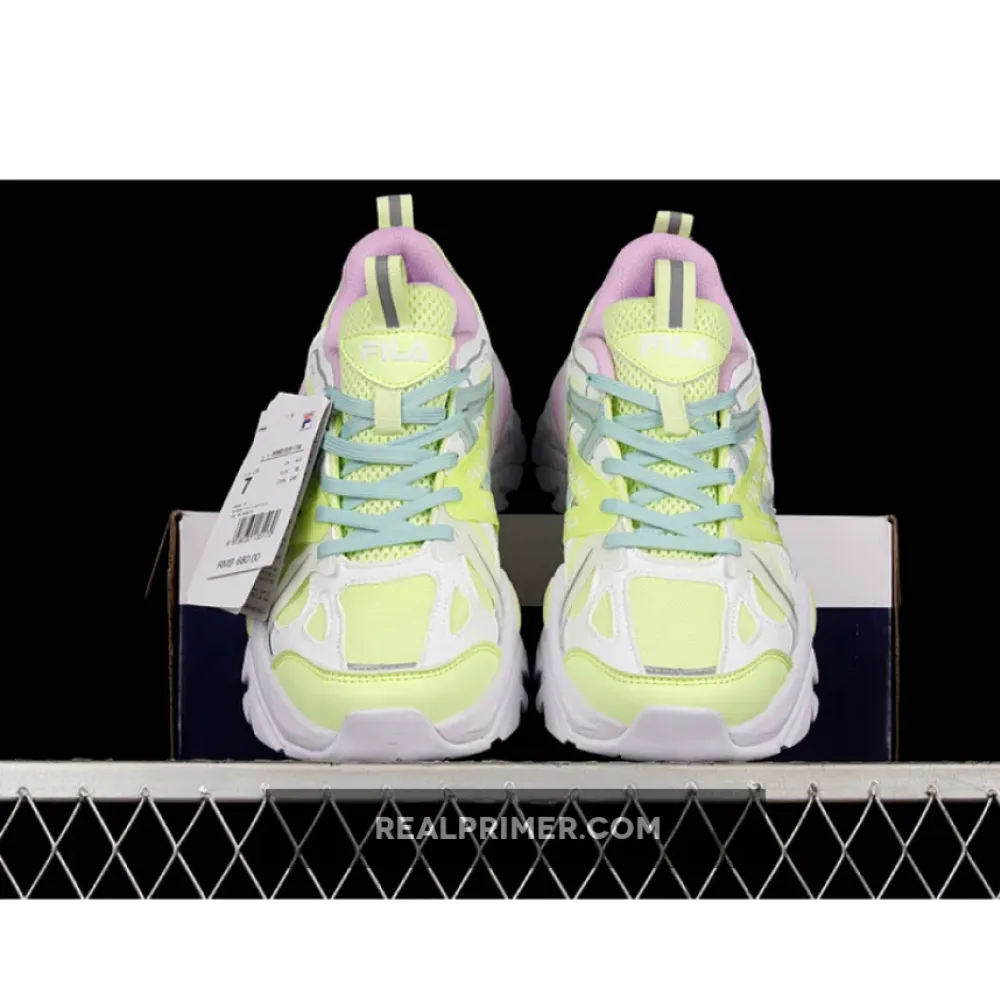 FI*LA SPORT INTERACTION WHITE/FLUORESCENT GREEN/PINK