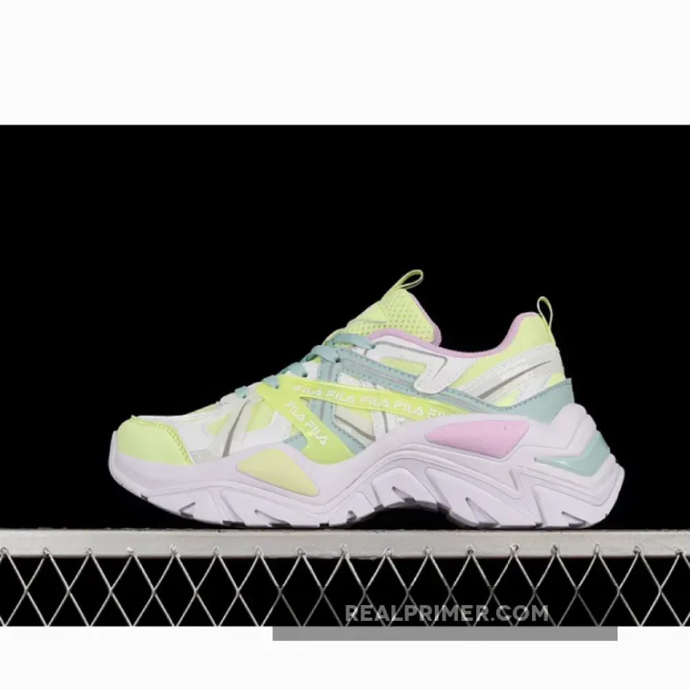 FI*LA SPORT INTERACTION WHITE/FLUORESCENT GREEN/PINK