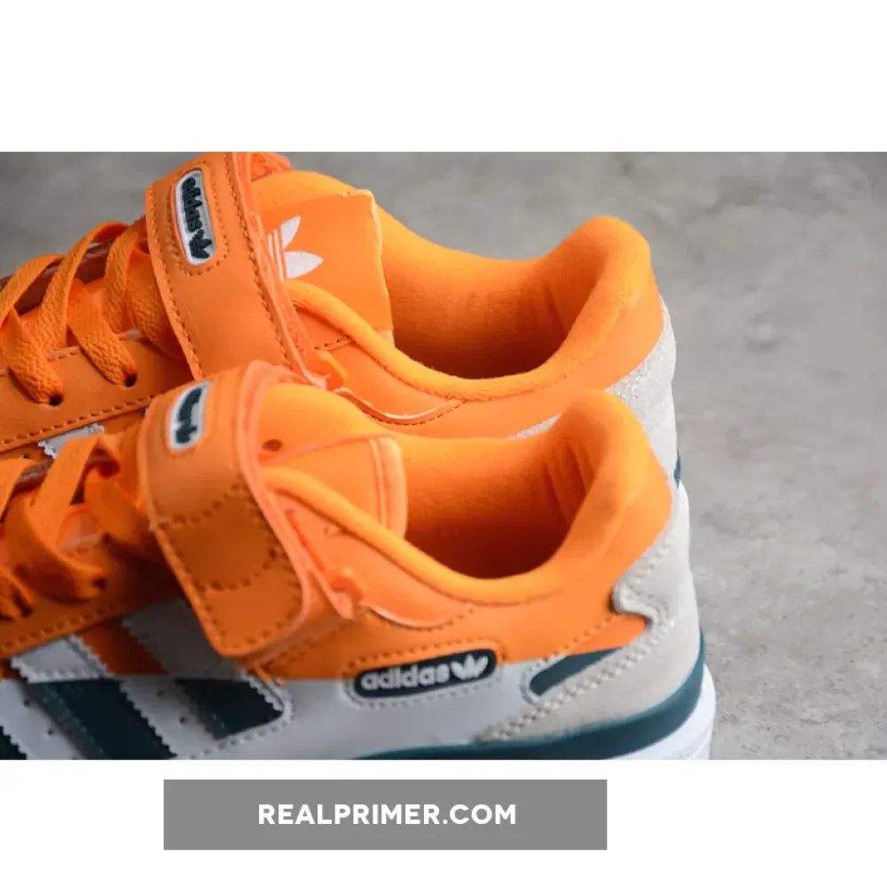 FORUM 84 LOW PREMIUM CREW ORANGE/CLOUD WHITE/WILD TEAL FY4970