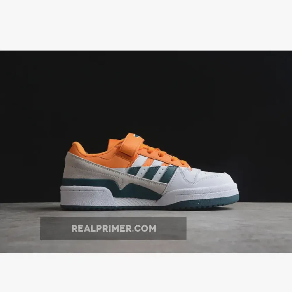 FORUM 84 LOW PREMIUM CREW ORANGE/CLOUD WHITE/WILD TEAL FY4970