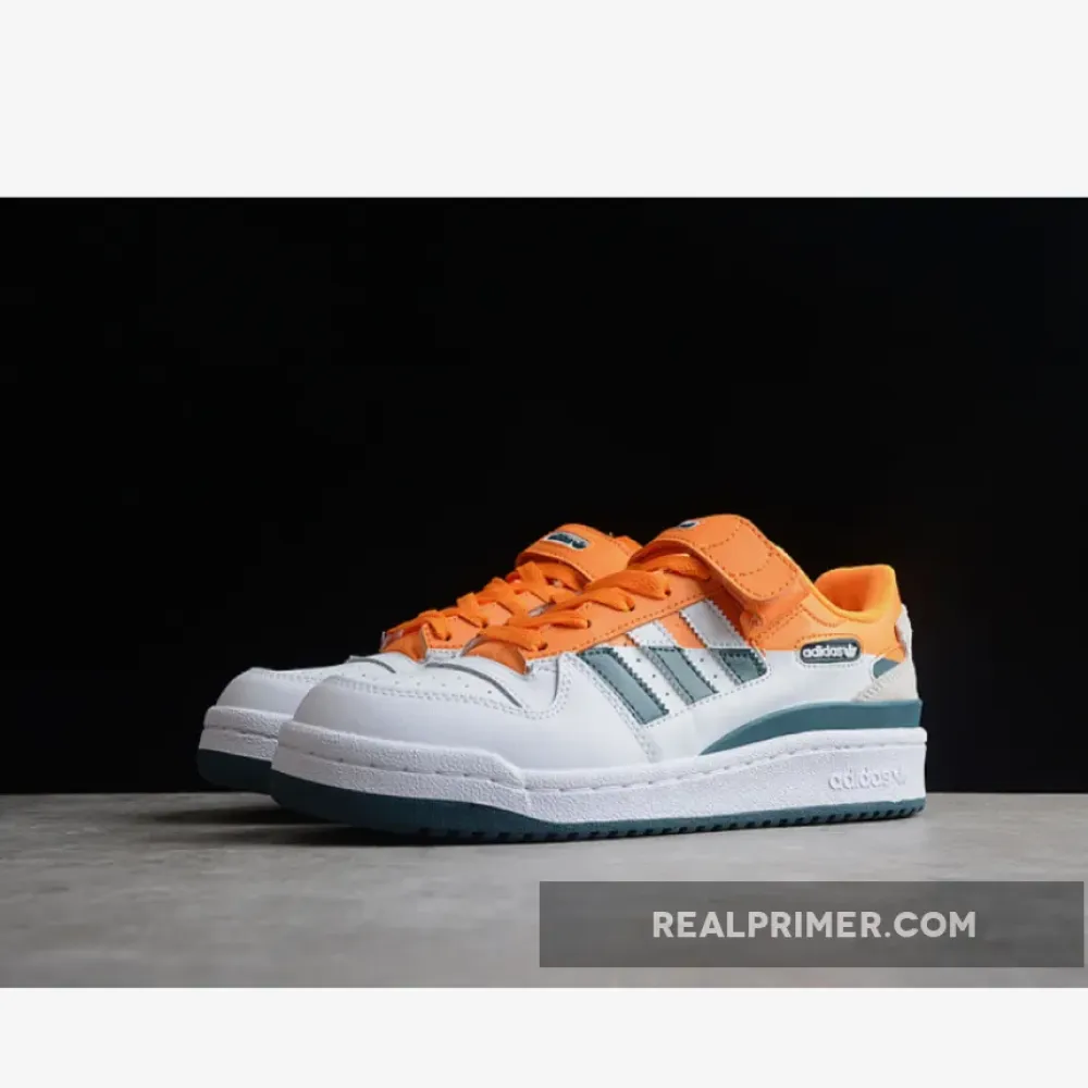 FORUM 84 LOW PREMIUM CREW ORANGE/CLOUD WHITE/WILD TEAL FY4970