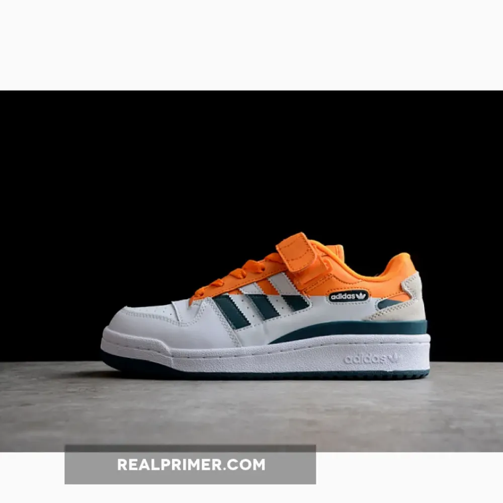 FORUM 84 LOW PREMIUM CREW ORANGE/CLOUD WHITE/WILD TEAL FY4970