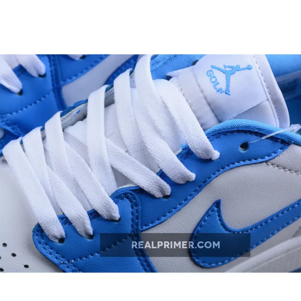 AIR JORDAN 1 LOW GOLF UNC WHITE/UNIVERSITY BLUE DD9315-100