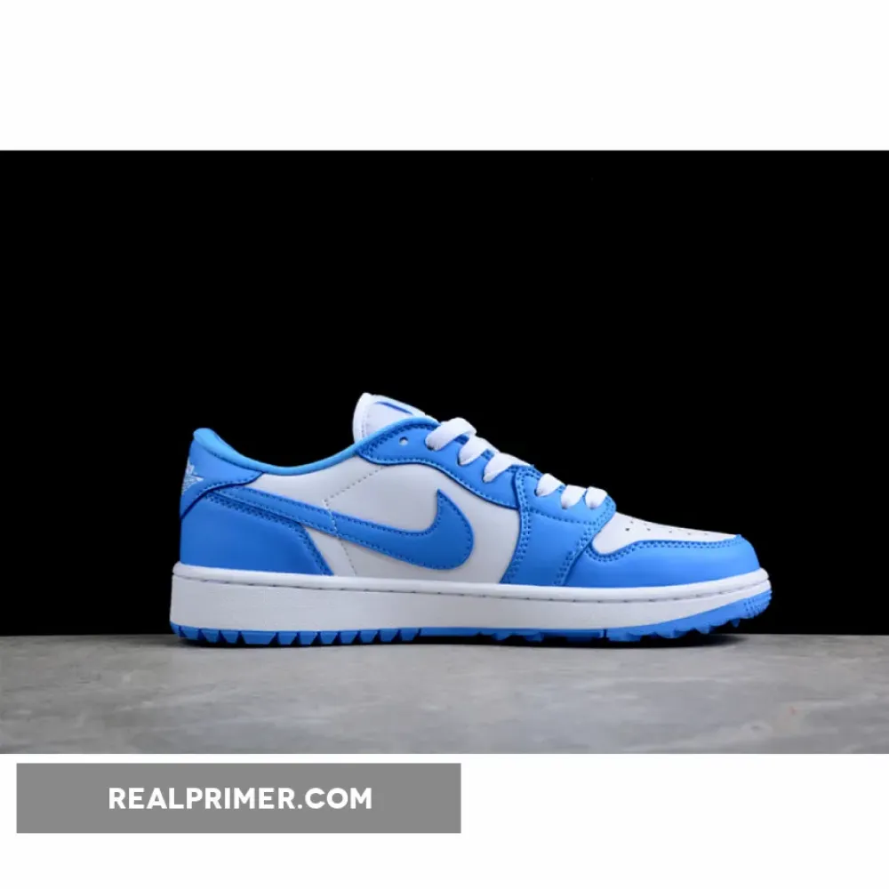 AIR JORDAN 1 LOW GOLF UNC WHITE/UNIVERSITY BLUE DD9315-100