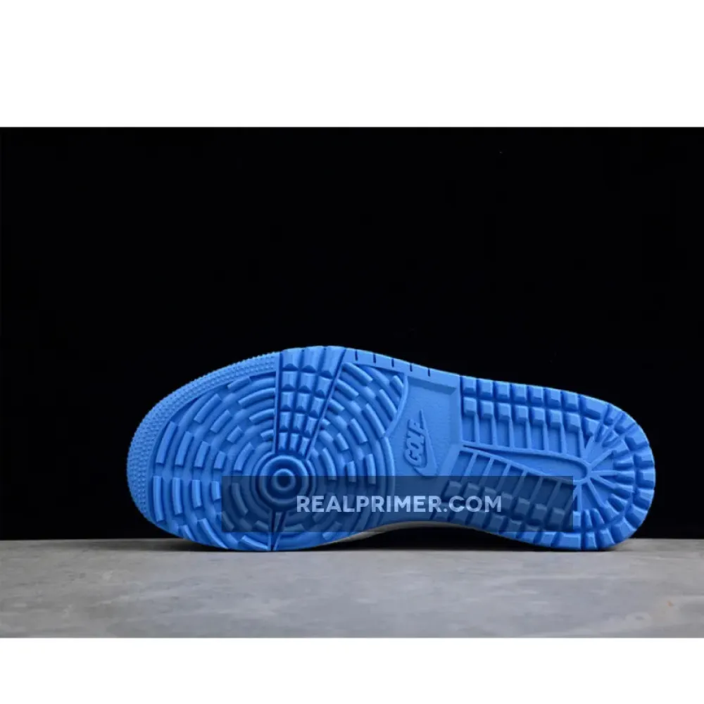 AIR JORDAN 1 LOW GOLF UNC WHITE/UNIVERSITY BLUE DD9315-100