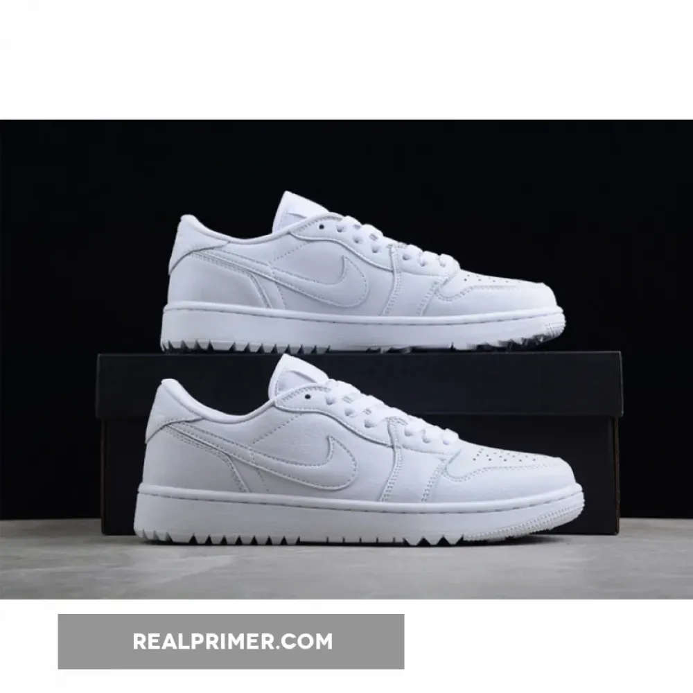 AIR JORDAN 1 LOW GOLF WHITE/WHITE/WHITE DD9315-101
