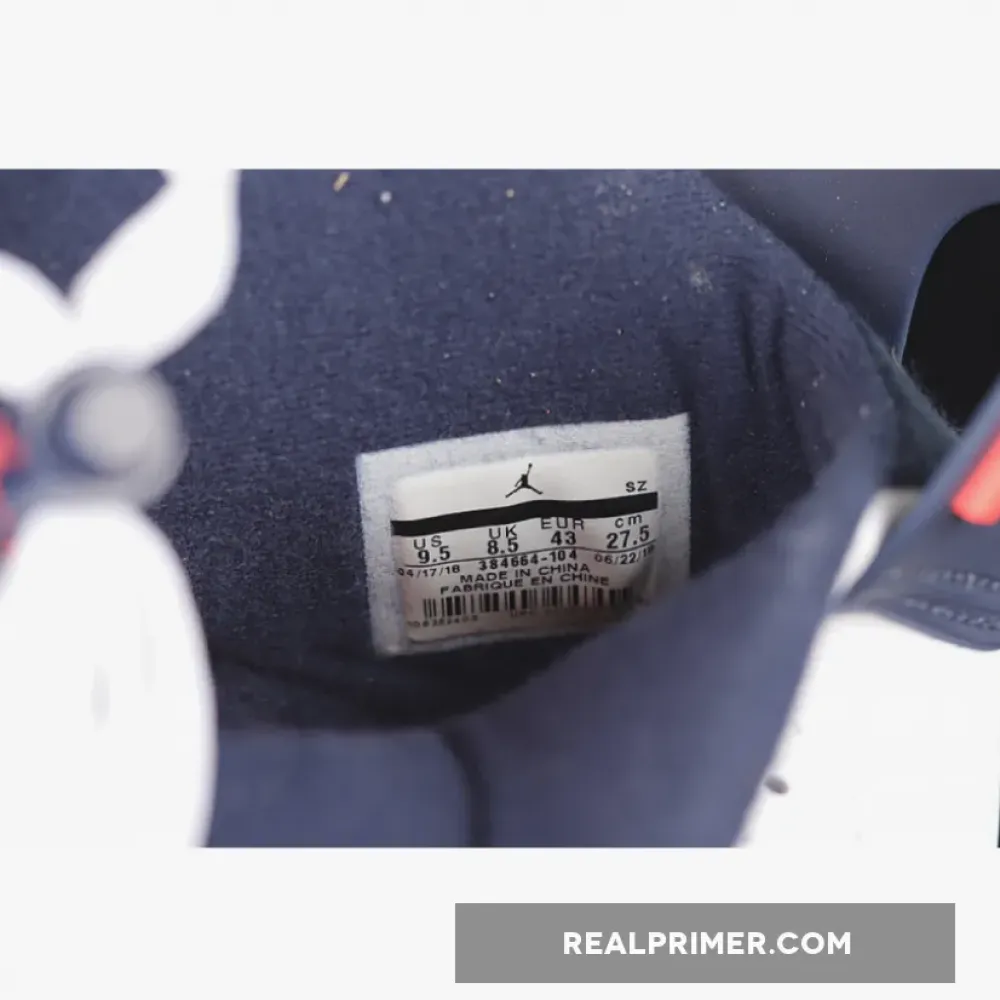 AIR JORDAN 6 RETRO TINKER WHITE/INFRARED 23-NEUTRAL GREY-WHITE-SAIL 384664-104