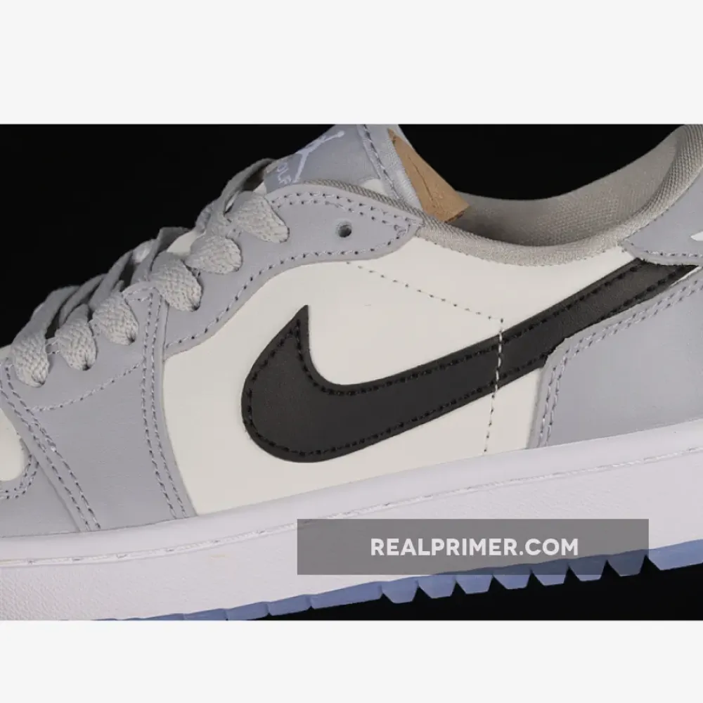 AIR JORDAN 1 LOW GOLF WOLF GREY/PHOTON DUST/WHITE/BLACK SATFFC
