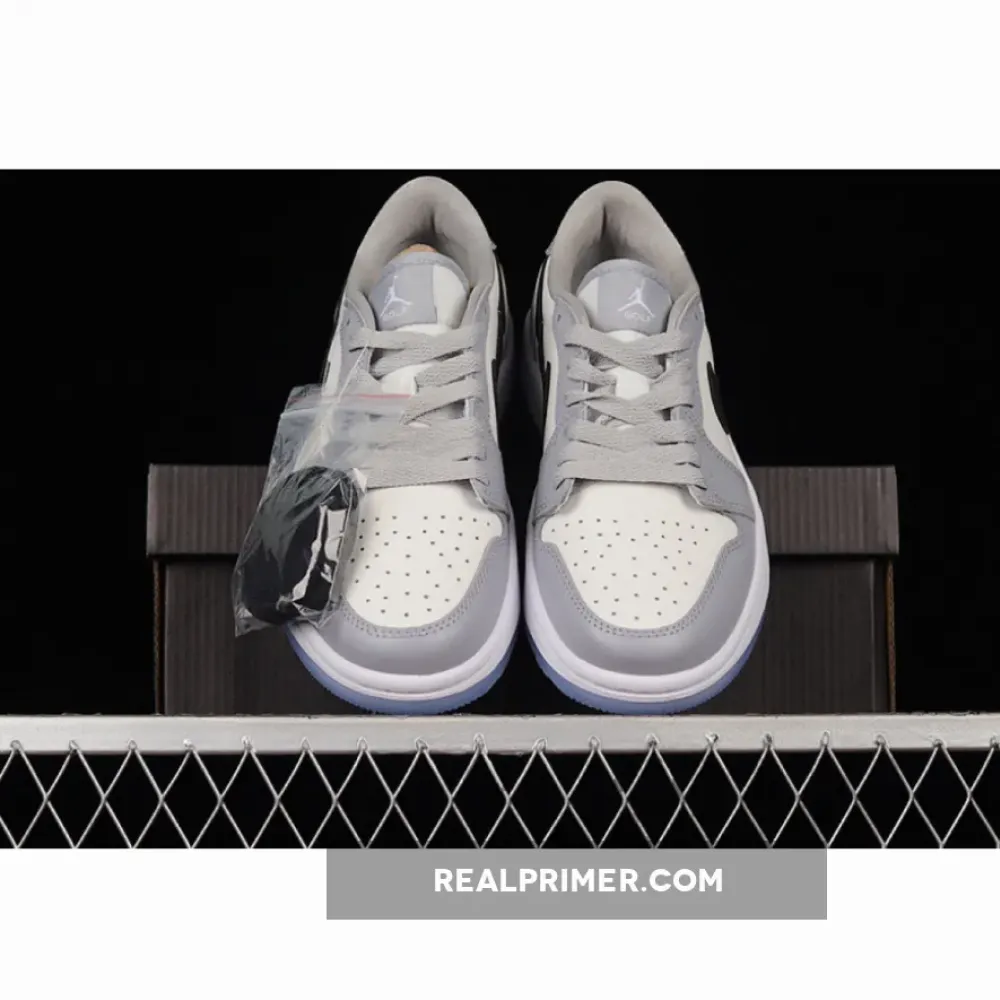 AIR JORDAN 1 LOW GOLF WOLF GREY/PHOTON DUST/WHITE/BLACK SATFFC