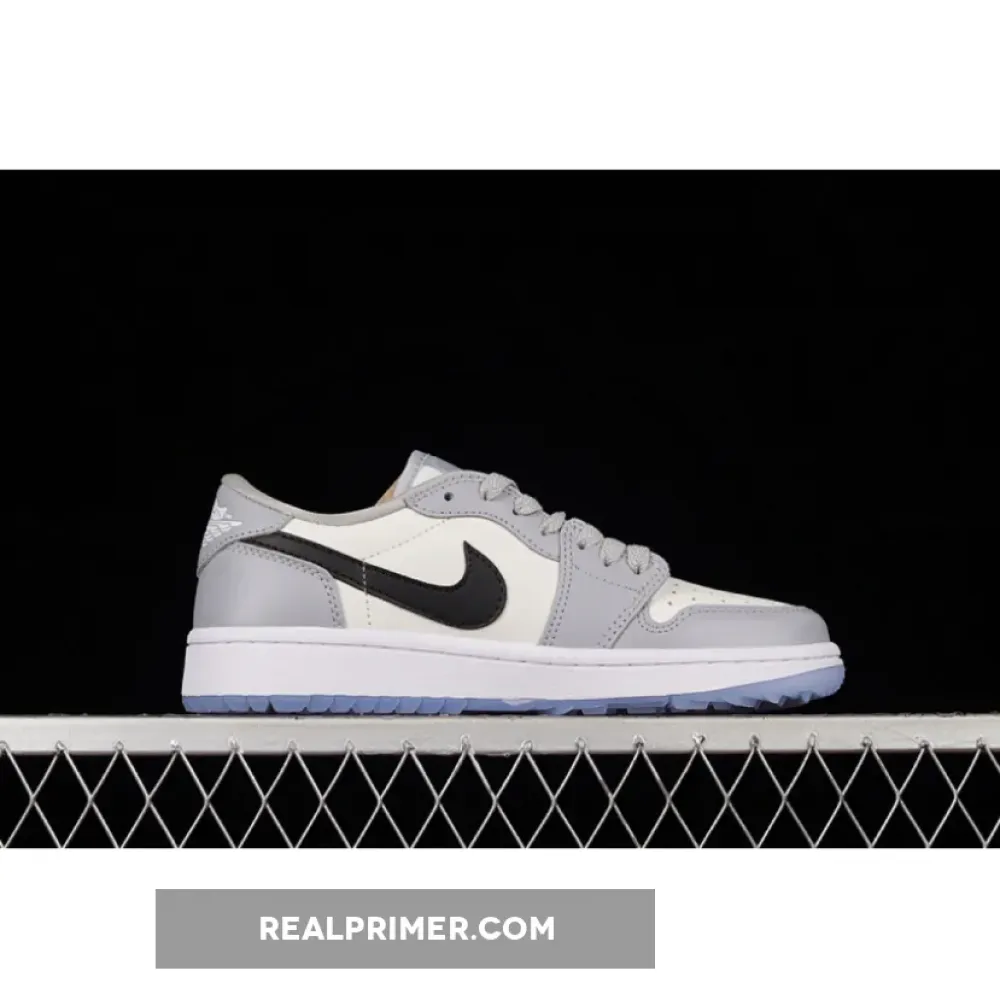 AIR JORDAN 1 LOW GOLF WOLF GREY/PHOTON DUST/WHITE/BLACK SATFFC