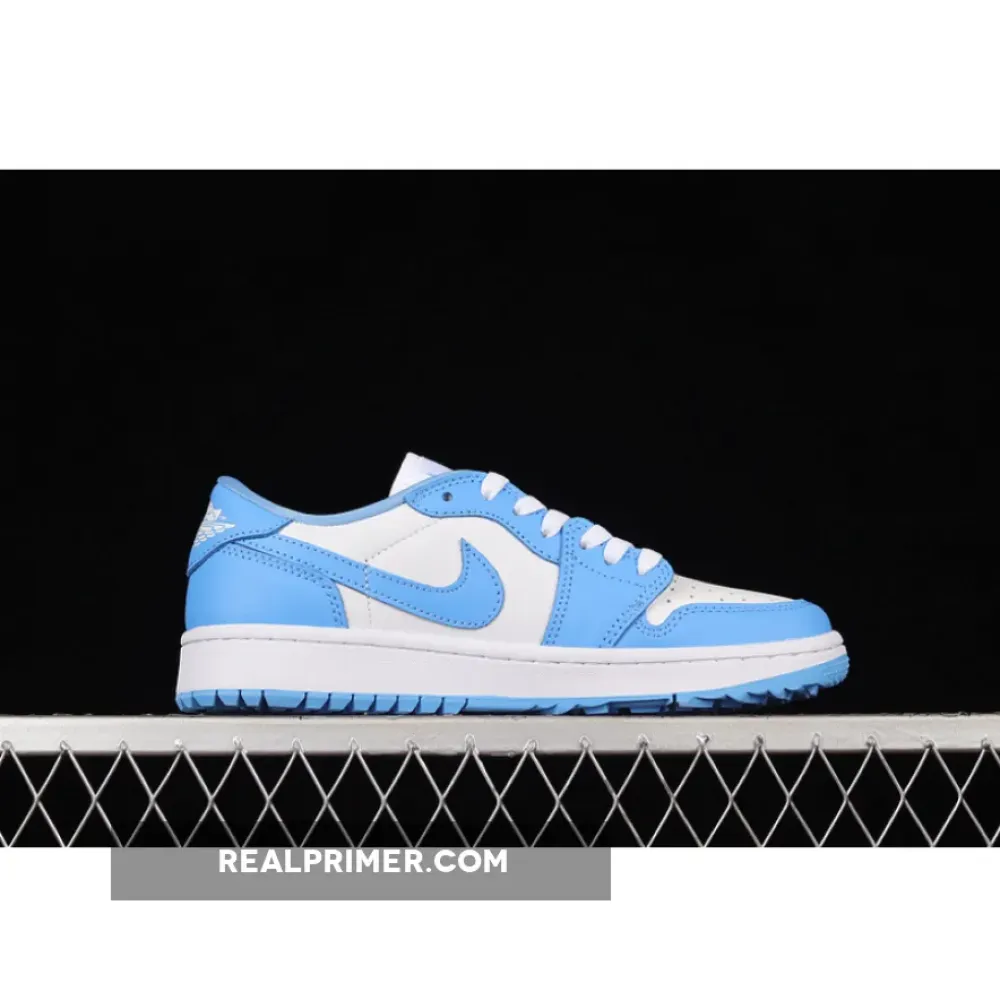 AIR JORDAN 1 LOW GOLF UNC WHITE/UNIVERSITY BLUE DD9315-100