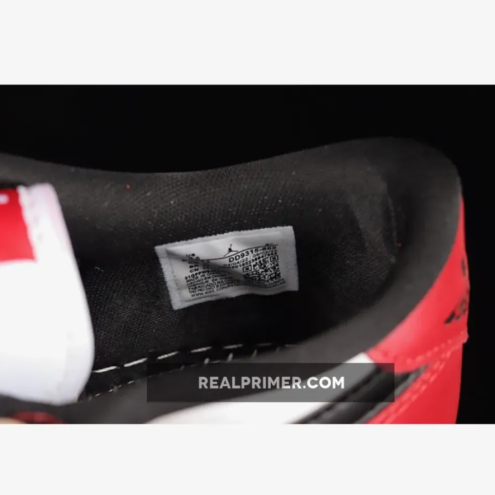 AIR JORDAN 1 LOW GOLF CHICAGO VARSITY RED/BLACK/WHITE DD9315-600