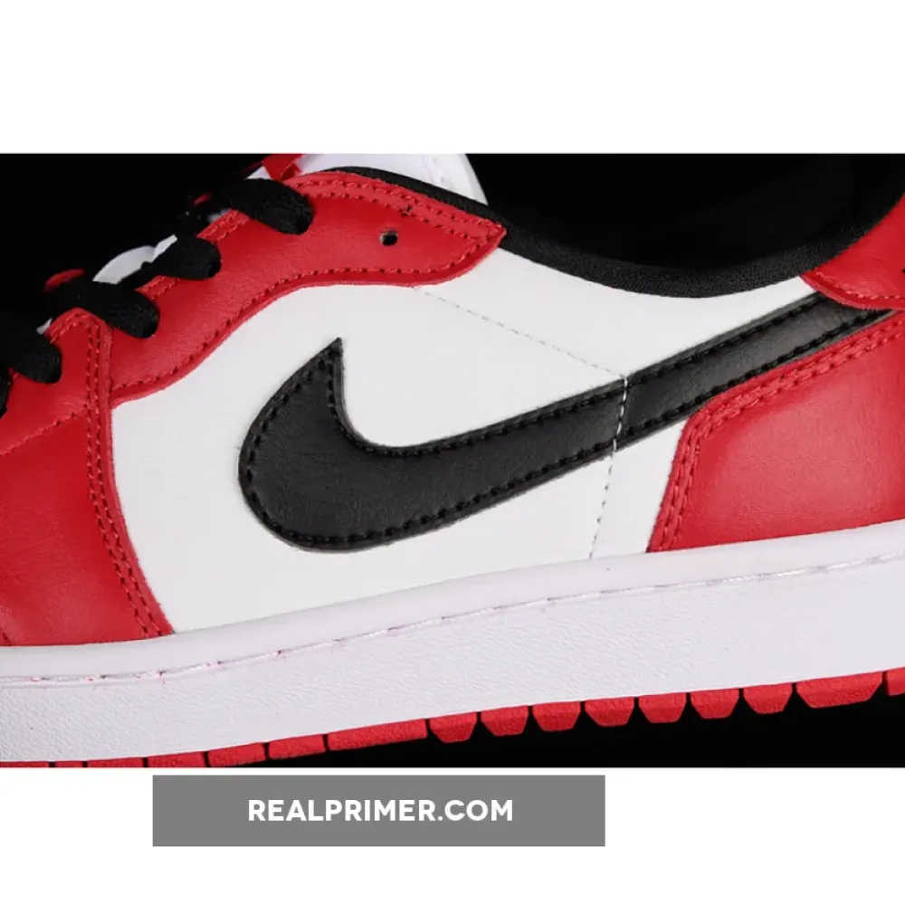 AIR JORDAN 1 LOW GOLF CHICAGO VARSITY RED/BLACK/WHITE DD9315-600