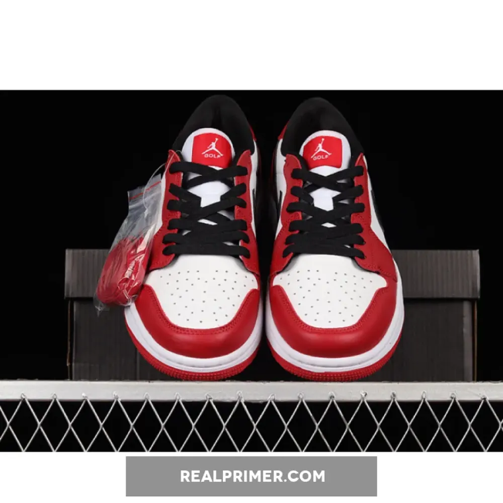 AIR JORDAN 1 LOW GOLF CHICAGO VARSITY RED/BLACK/WHITE DD9315-600