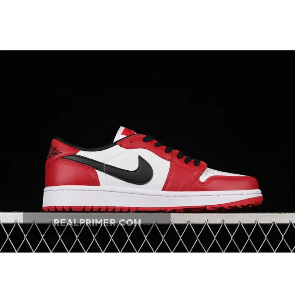 AIR JORDAN 1 LOW GOLF CHICAGO VARSITY RED/BLACK/WHITE DD9315-600