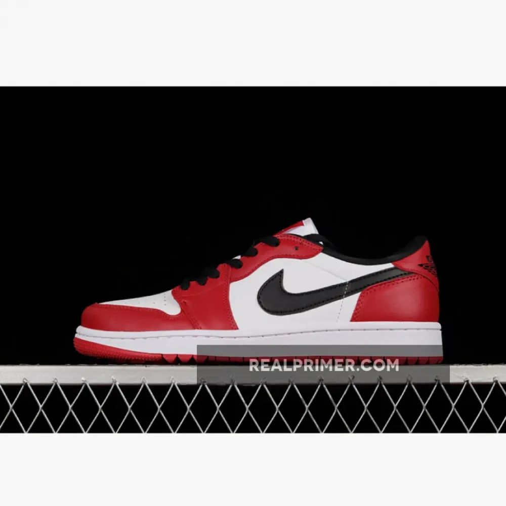AIR JORDAN 1 LOW GOLF CHICAGO VARSITY RED/BLACK/WHITE DD9315-600