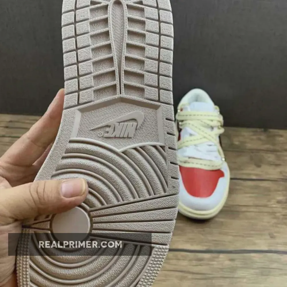 AIR JORDAN 1 LOW WHITE/BLACK/UNIVERSITY RED CZ0775-100