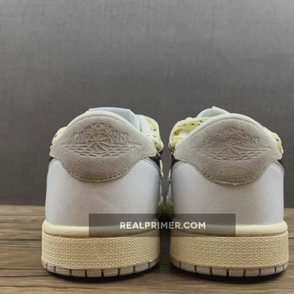 AIR JORDAN 1 LOW WHITE/BLACK/UNIVERSITY RED CZ0775-100