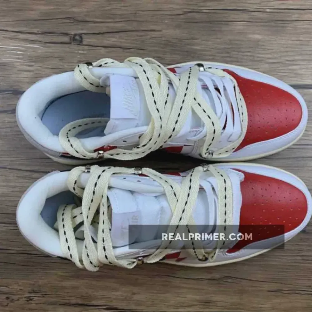 AIR JORDAN 1 LOW WHITE/BLACK/UNIVERSITY RED CZ0775-100