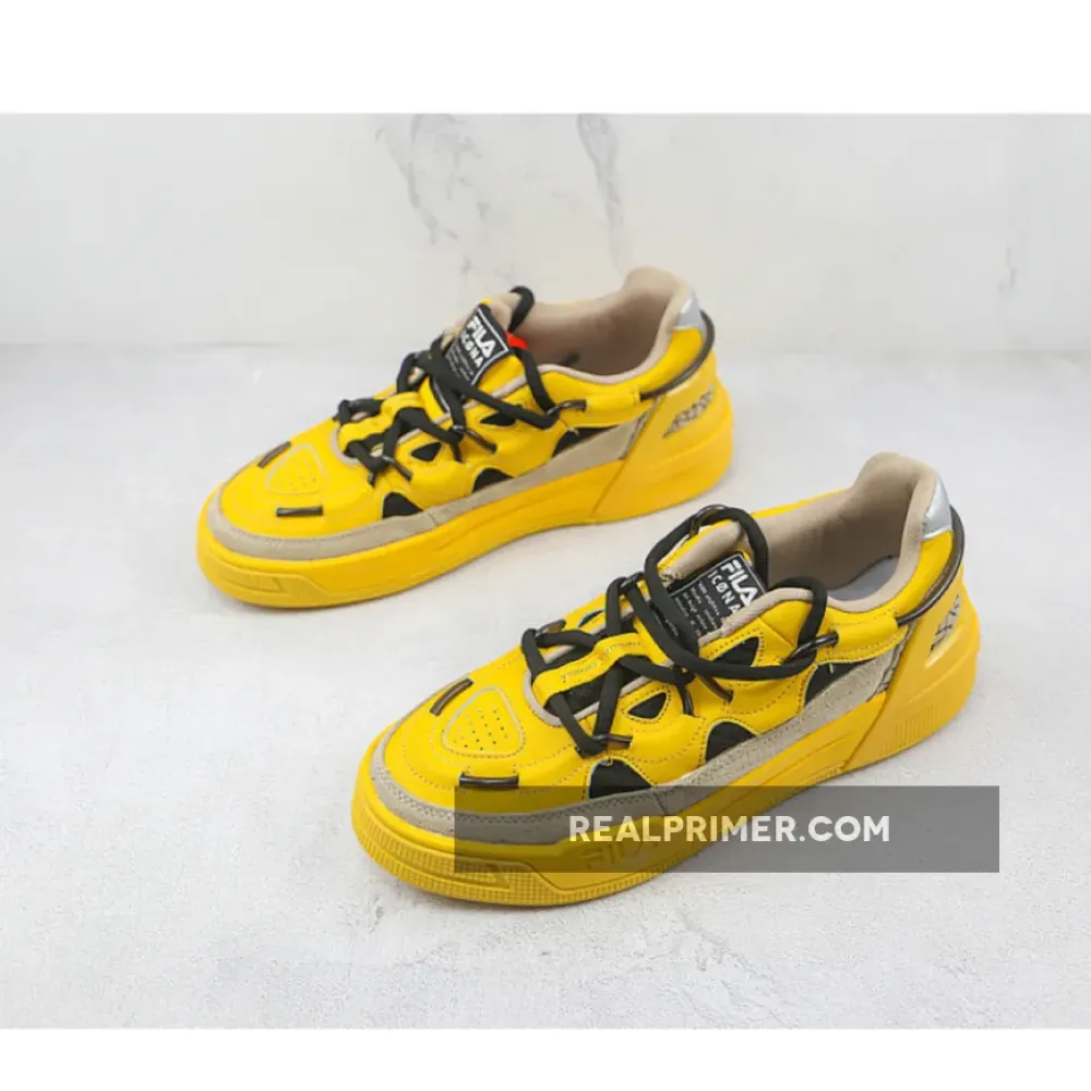 FI*LA SALTO BASKETBALL SHOES YELLOW/BLACK/BEIGE DA6672-700