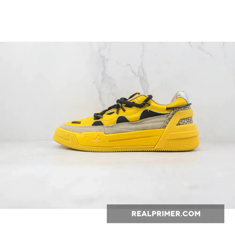 FI*LA SALTO BASKETBALL SHOES YELLOW/BLACK/BEIGE DA6672-700