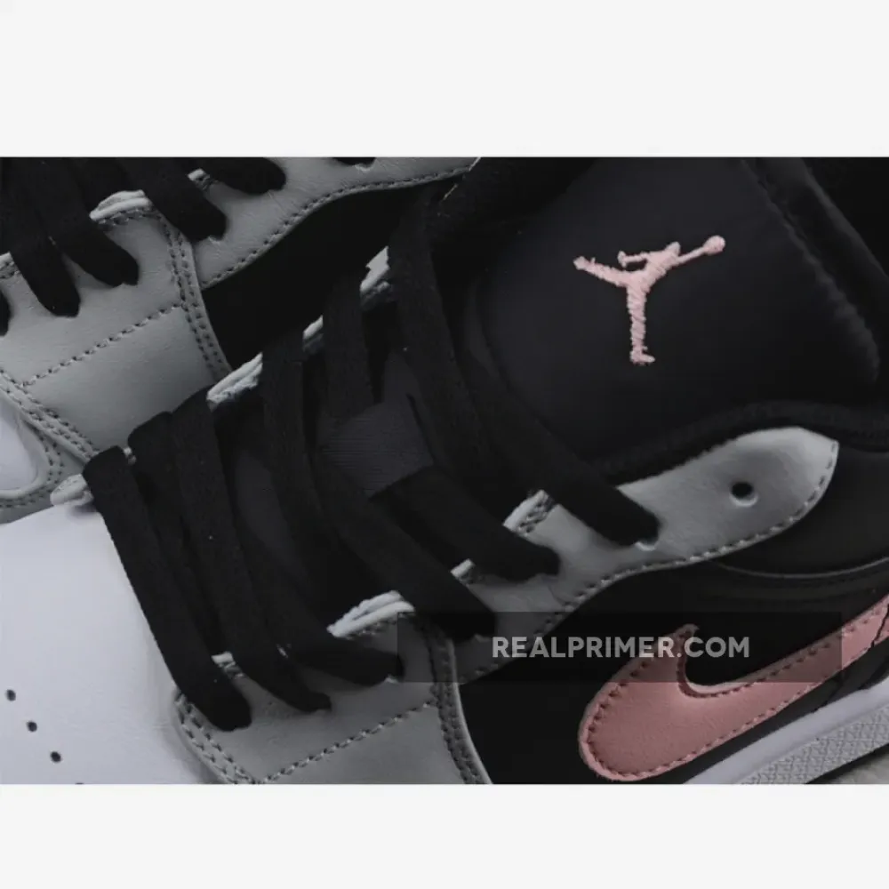 AIR JORDAN 1 LOW GREY/WHITE/PINK 553558-062