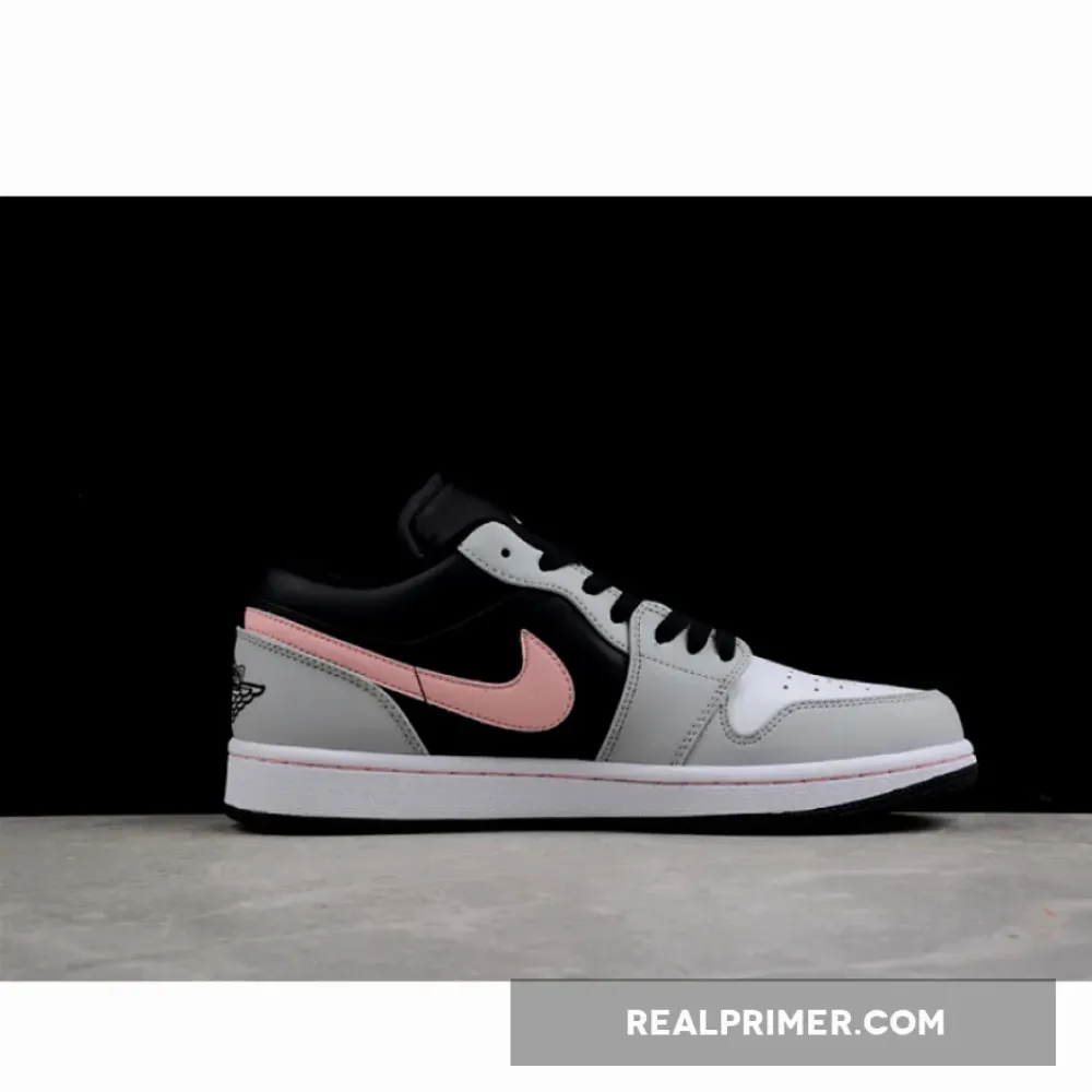 AIR JORDAN 1 LOW GREY/WHITE/PINK 553558-062