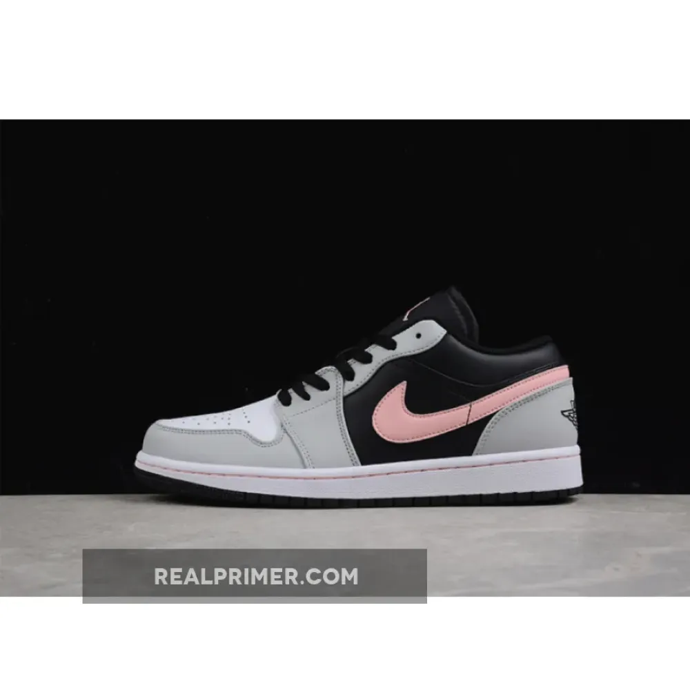 AIR JORDAN 1 LOW GREY/WHITE/PINK 553558-062