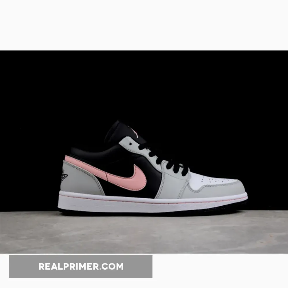 AIR JORDAN 1 LOW GREY/WHITE/PINK 553558-062