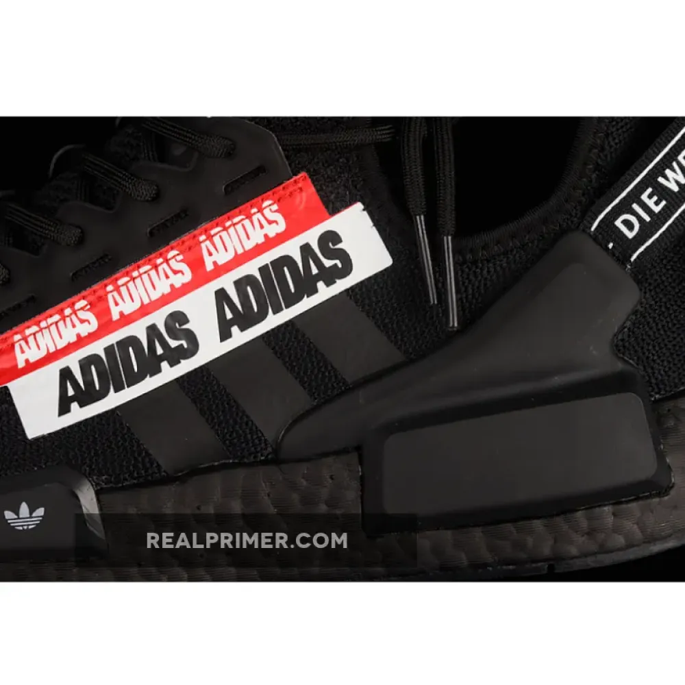 NMD_R1 V2 CORE BLACK/CORE BLACK/RED H01589