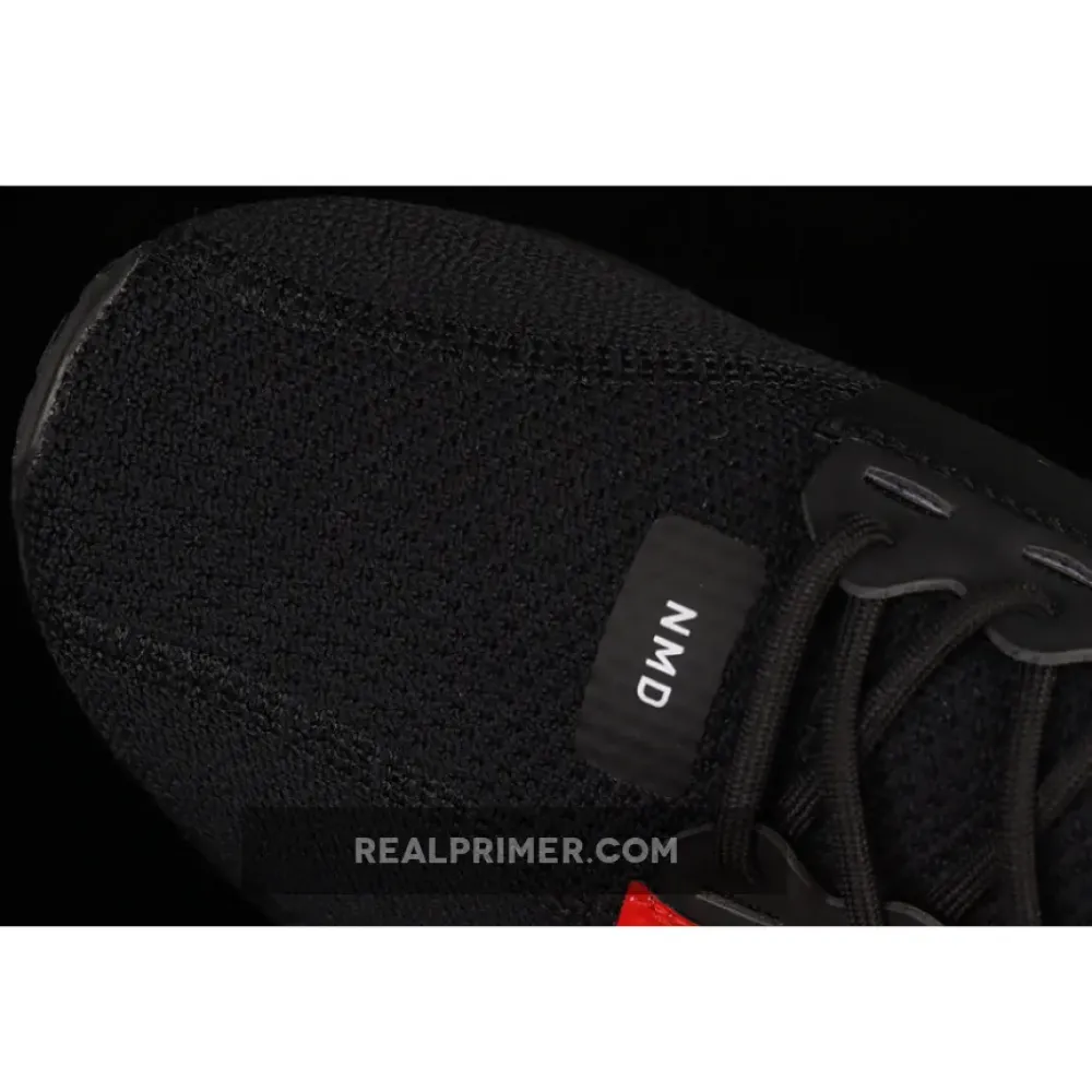 NMD_R1 V2 CORE BLACK/CORE BLACK/RED H01589