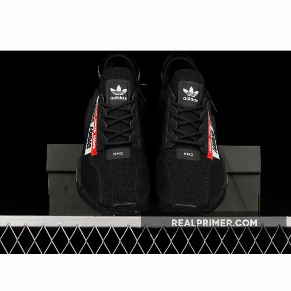 NMD_R1 V2 CORE BLACK/CORE BLACK/RED H01589