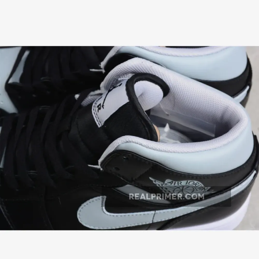 AIR JORDAN 1 MID BLACK/BLACK/GREY BQ6472-007