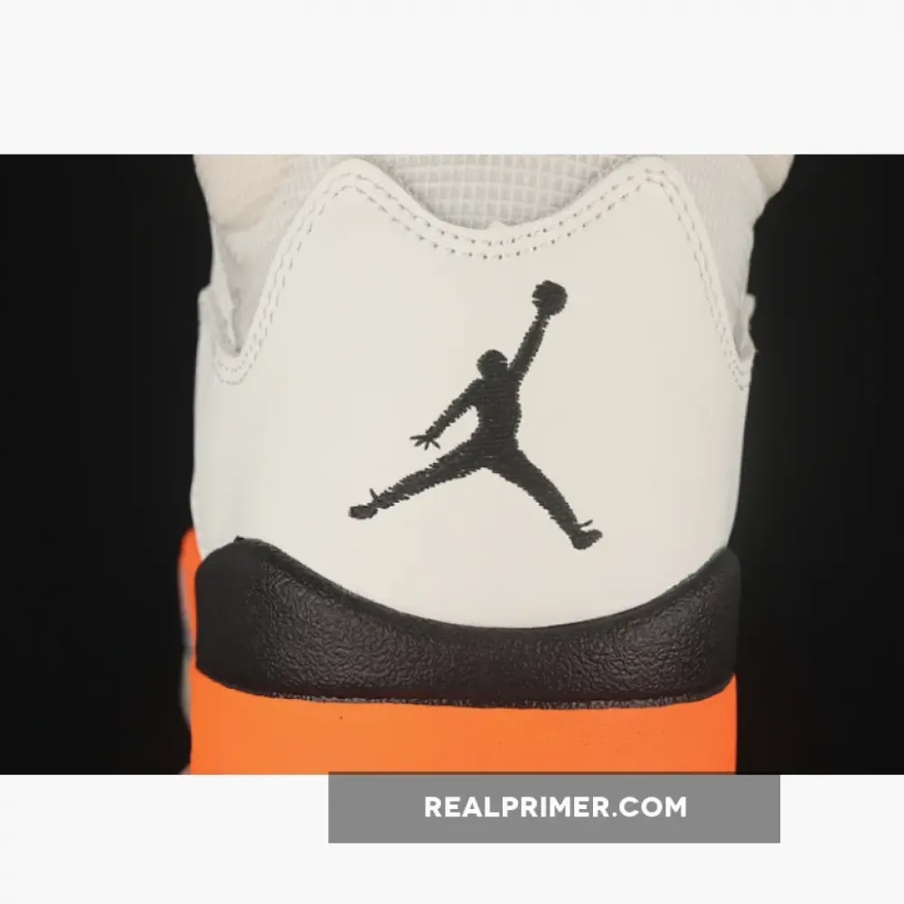 AIR JORDAN 5 RETRO SHATTERED BACKBOARD SAIL/ORANGE BLAZE/METALLIC SILVER/BLACK DC1060-100