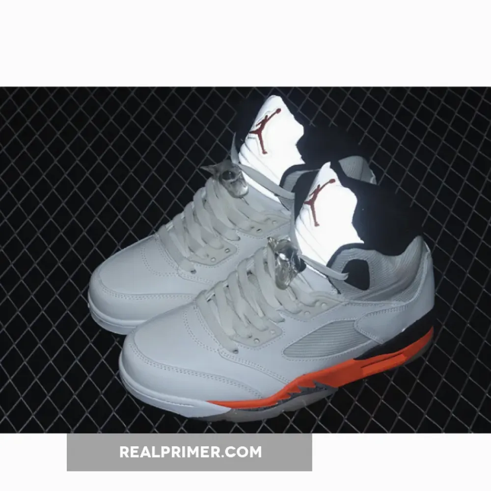 AIR JORDAN 5 RETRO SHATTERED BACKBOARD SAIL/ORANGE BLAZE/METALLIC SILVER/BLACK DC1060-100