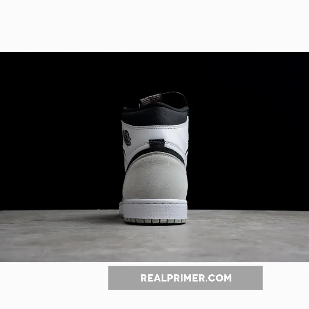 AIR JORDAN 1 RETRO HIGH OG STAGE HAZE WHITE/BLACK/GREY FOG/BLEACHED CORAL 555088-108