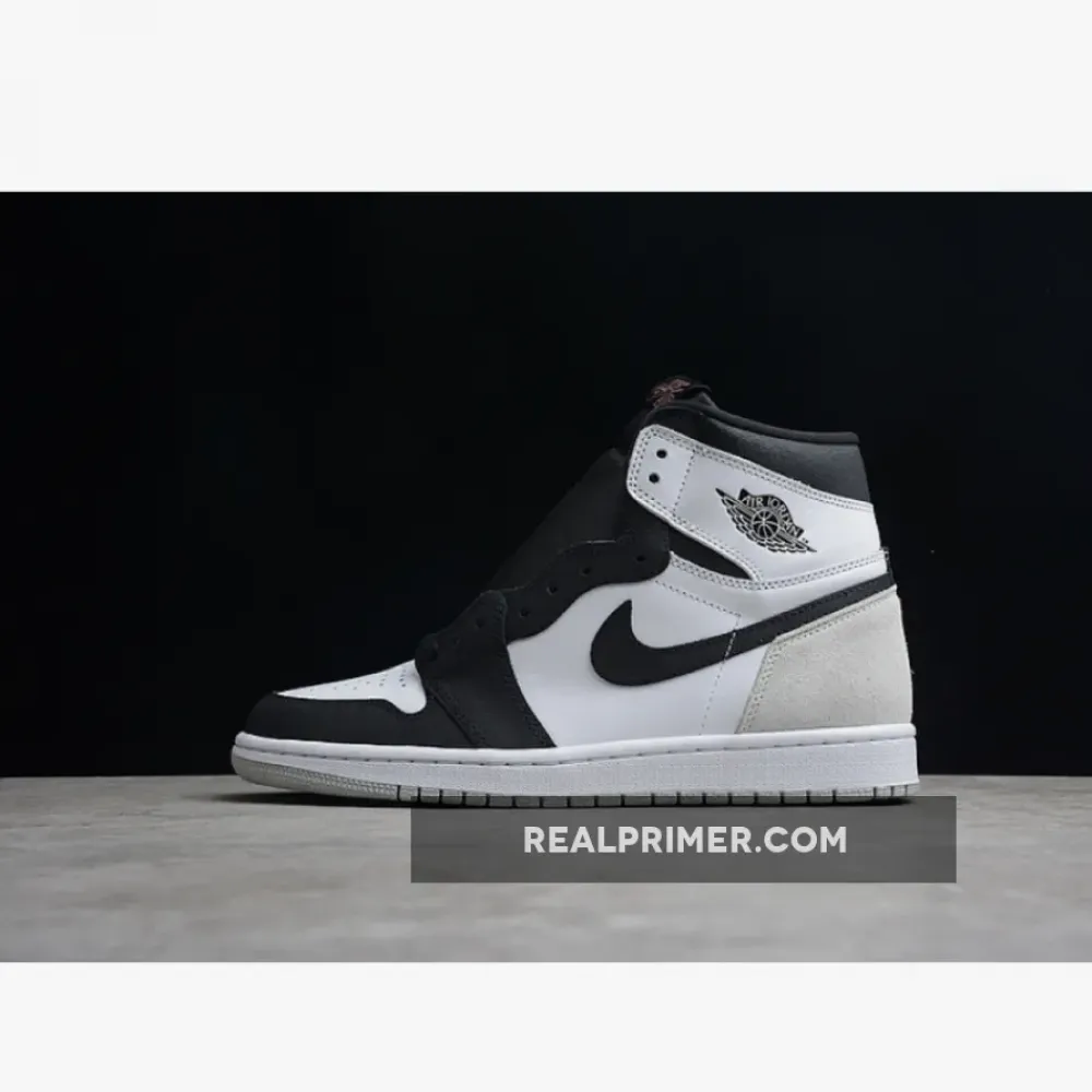 AIR JORDAN 1 RETRO HIGH OG STAGE HAZE WHITE/BLACK/GREY FOG/BLEACHED CORAL 555088-108