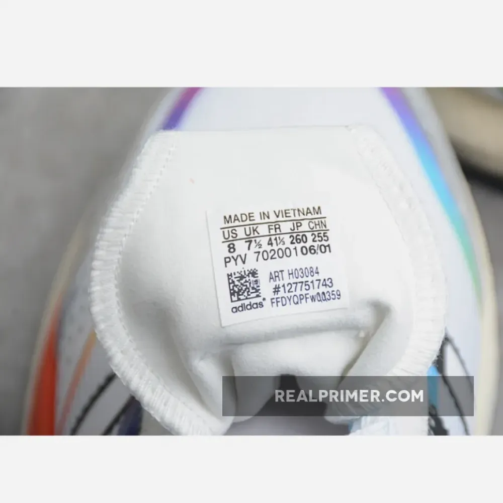 RETROPY P9 SHOES ASH PEARL/BLUE/RED BOX/DASH GREEN H03084