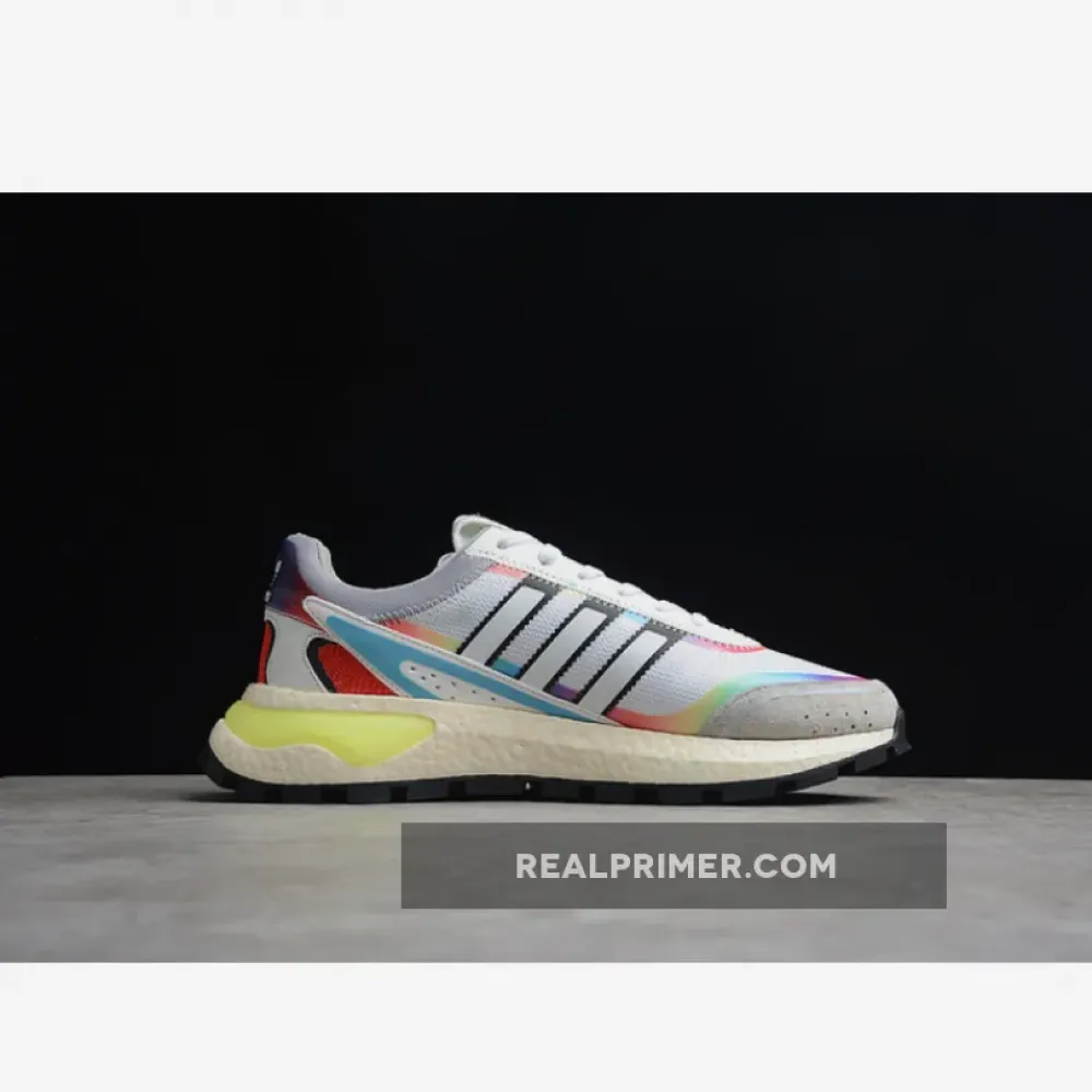 RETROPY P9 SHOES ASH PEARL/BLUE/RED BOX/DASH GREEN H03084