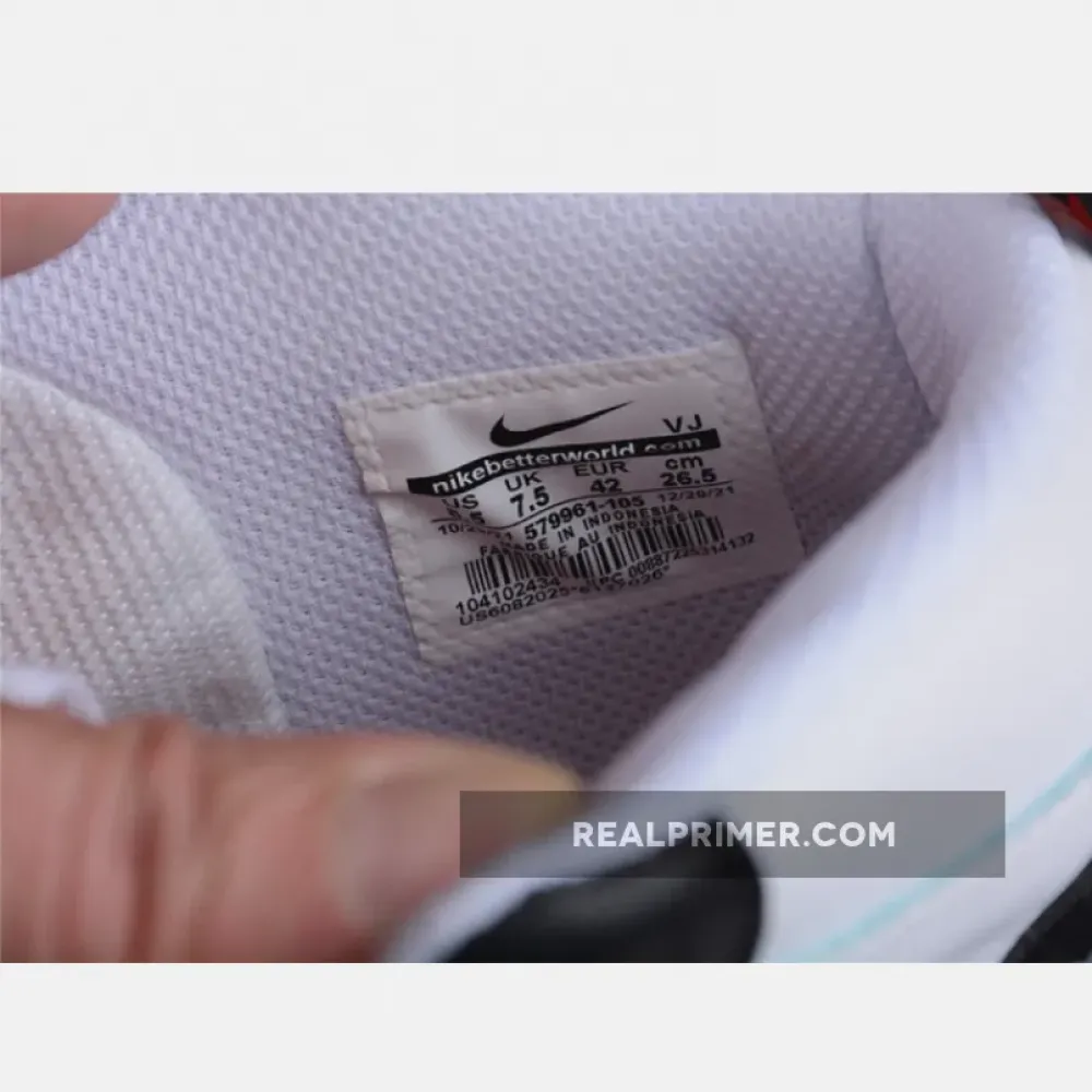 AIR FLIGHT 13 MID WHITE/BLACK/GREY-ORANGE 579961-105