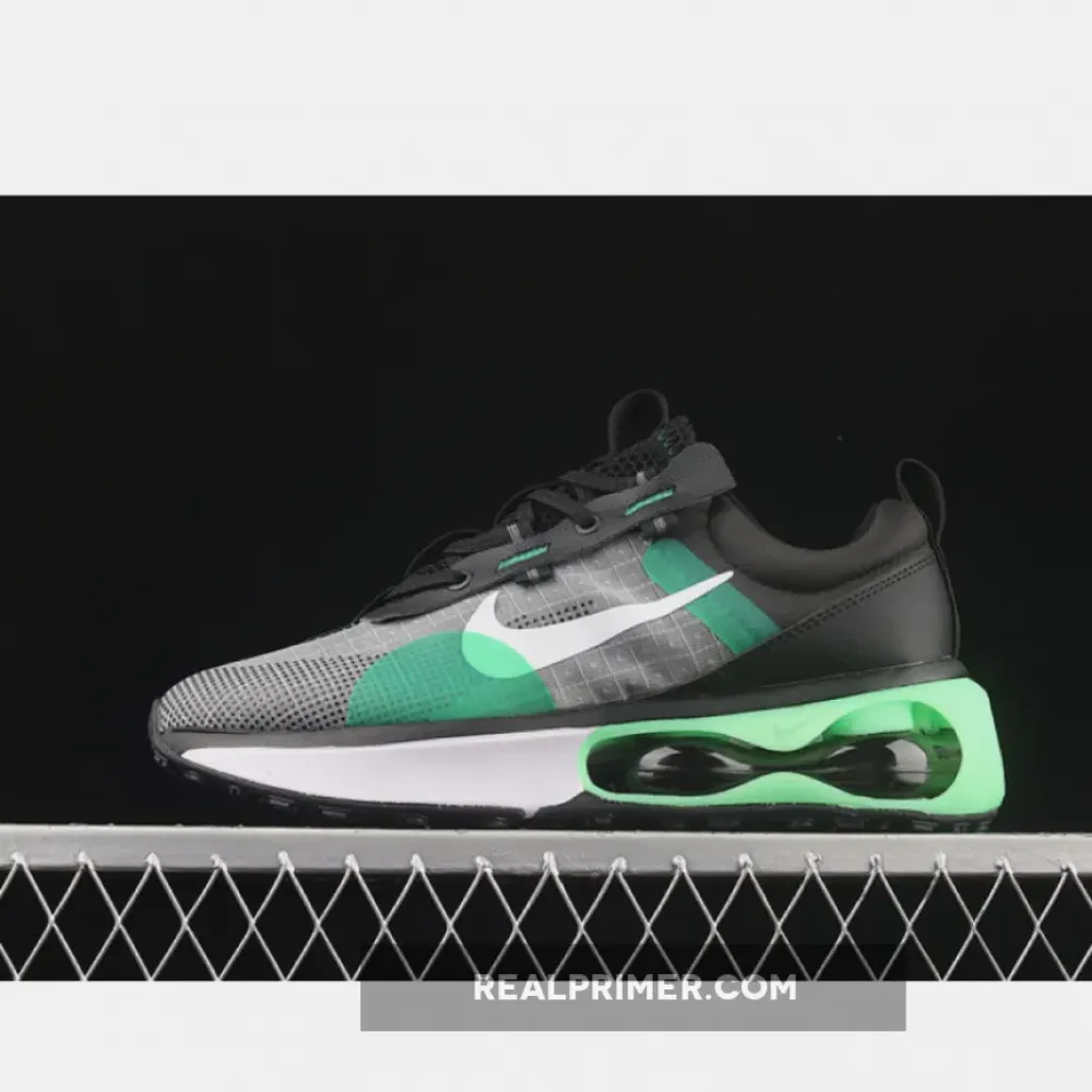 AIR MAX 2021 GS BLACK/GREEN STRIKE/IRON GREY/CHROME DA3199-004