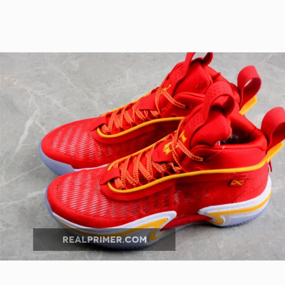 GUO AILUN X AIR JORDAN 36 CHINA COMET RED/AMARILLO-WHITE DJ4480-600