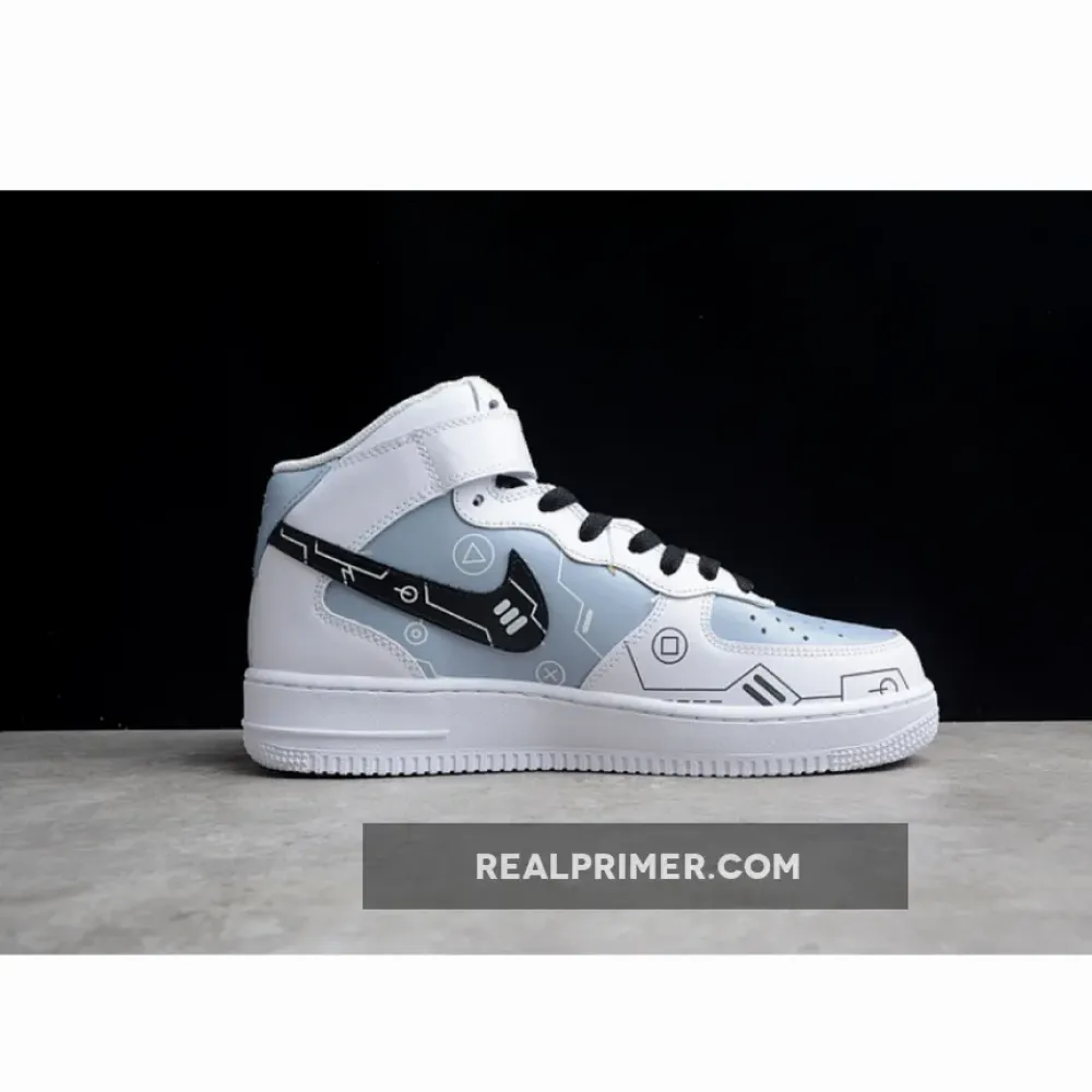 AIR FORCE 1 MID 07 PS5 WHITE/BLUE/BLACK CW2288-115