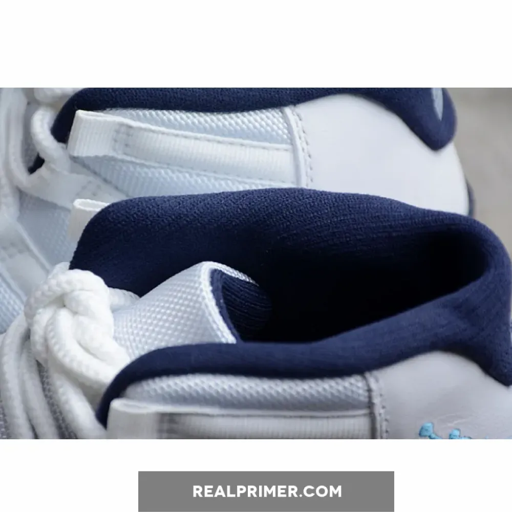 AIR JORDAN 11 RETRO WIN LIKE 82 WHITE/MIDNIGHT NAVY-UNIVERSITY BLUE 378037-123