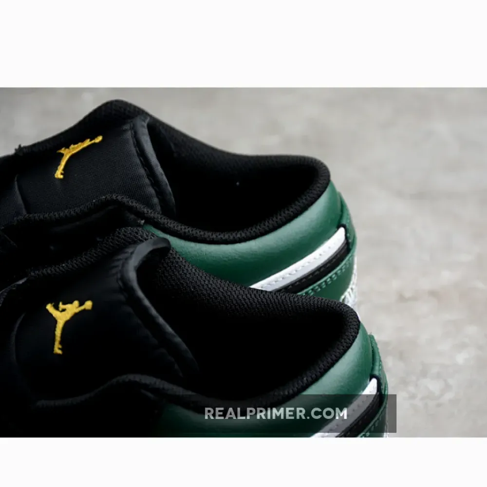 GZ AIR JORDAN 1 LOW GREEN TOE NOBLE GREEN/POLLEN/WHITE/BLACK 553558-371