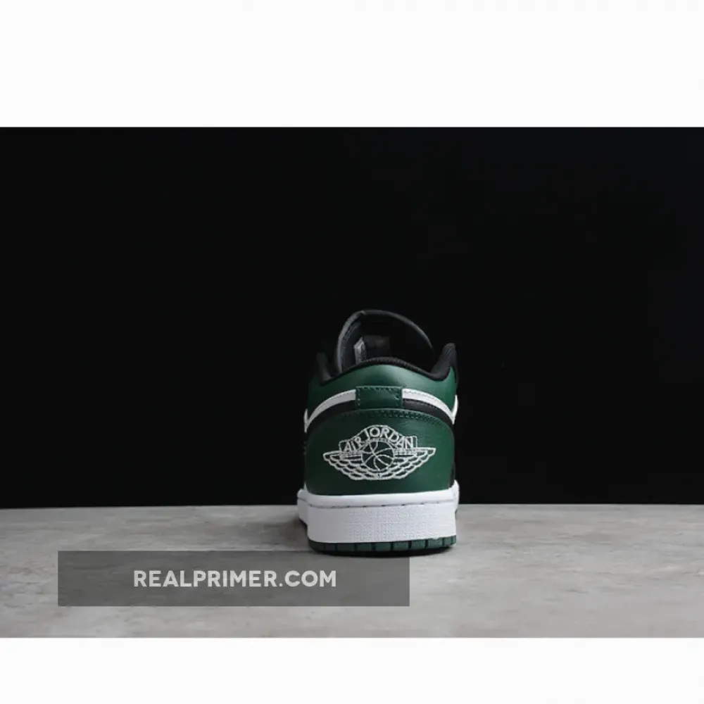 GZ AIR JORDAN 1 LOW GREEN TOE NOBLE GREEN/POLLEN/WHITE/BLACK 553558-371