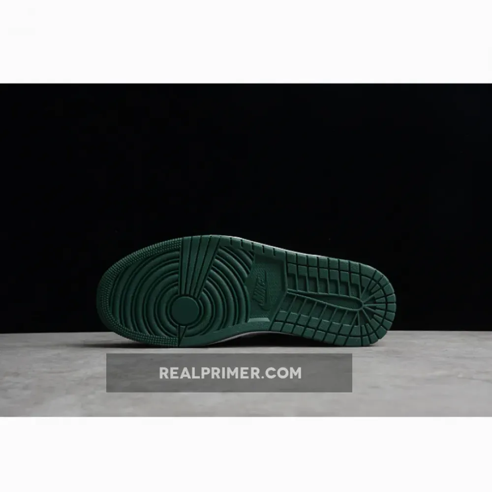 GZ AIR JORDAN 1 LOW GREEN TOE NOBLE GREEN/POLLEN/WHITE/BLACK 553558-371