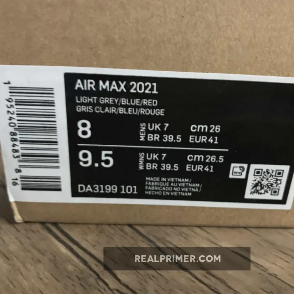 AIR MAX 2021 GS NAVY CRIMSON/LIGHT GREY/ORANGE DA3199-101