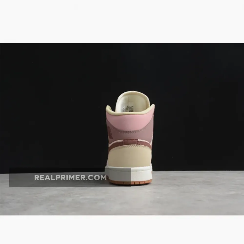 CJ AIR JORDAN 1 MID NEUTRAL BROWN/TAN/DARK PONY DO7440-821